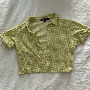 Cropped polo tee Motel Rocks